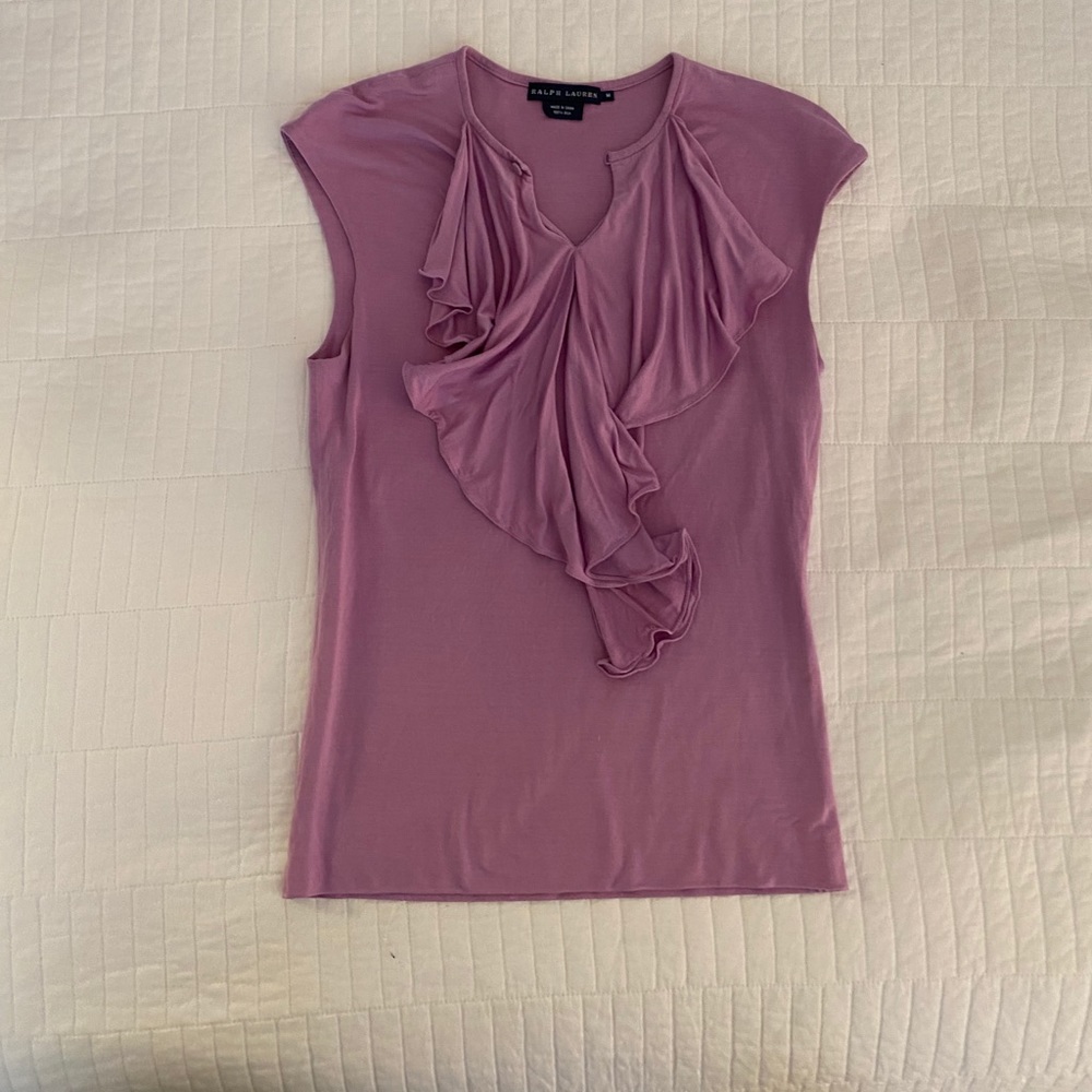 Ralph Lauren Lavender Blouse